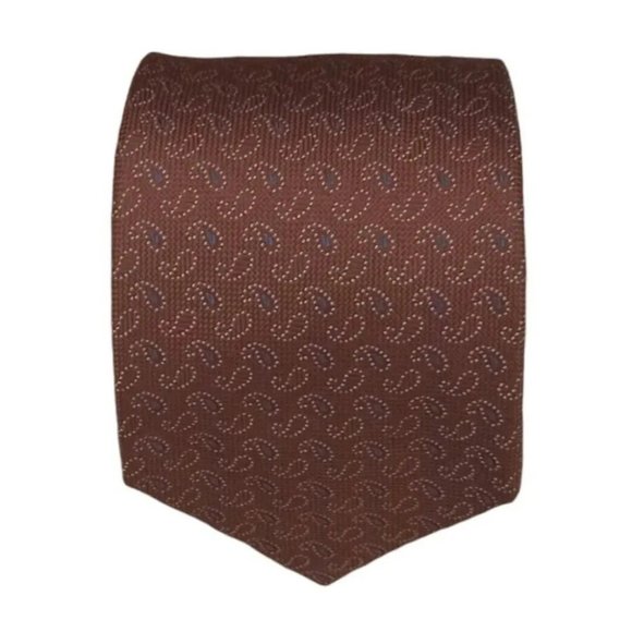 Jos. A. Bank Other - JOS. A. BANK Brown Paisley Silk Tie 60"/ 3.5" EC